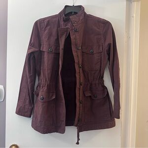 Lucky Brand Maroon Chore Utility Jacket